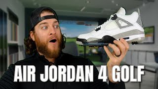 Jordan Golf Shoes 2021 - The Jordan 4 White Cement Unboxing