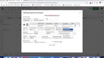 How to insert branded logo, image into QR Codes using QR Code Scanner Update Sheet Using Form Add on