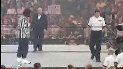 WWF Invasion 2001 Earl Hebner vs Nick Patrick