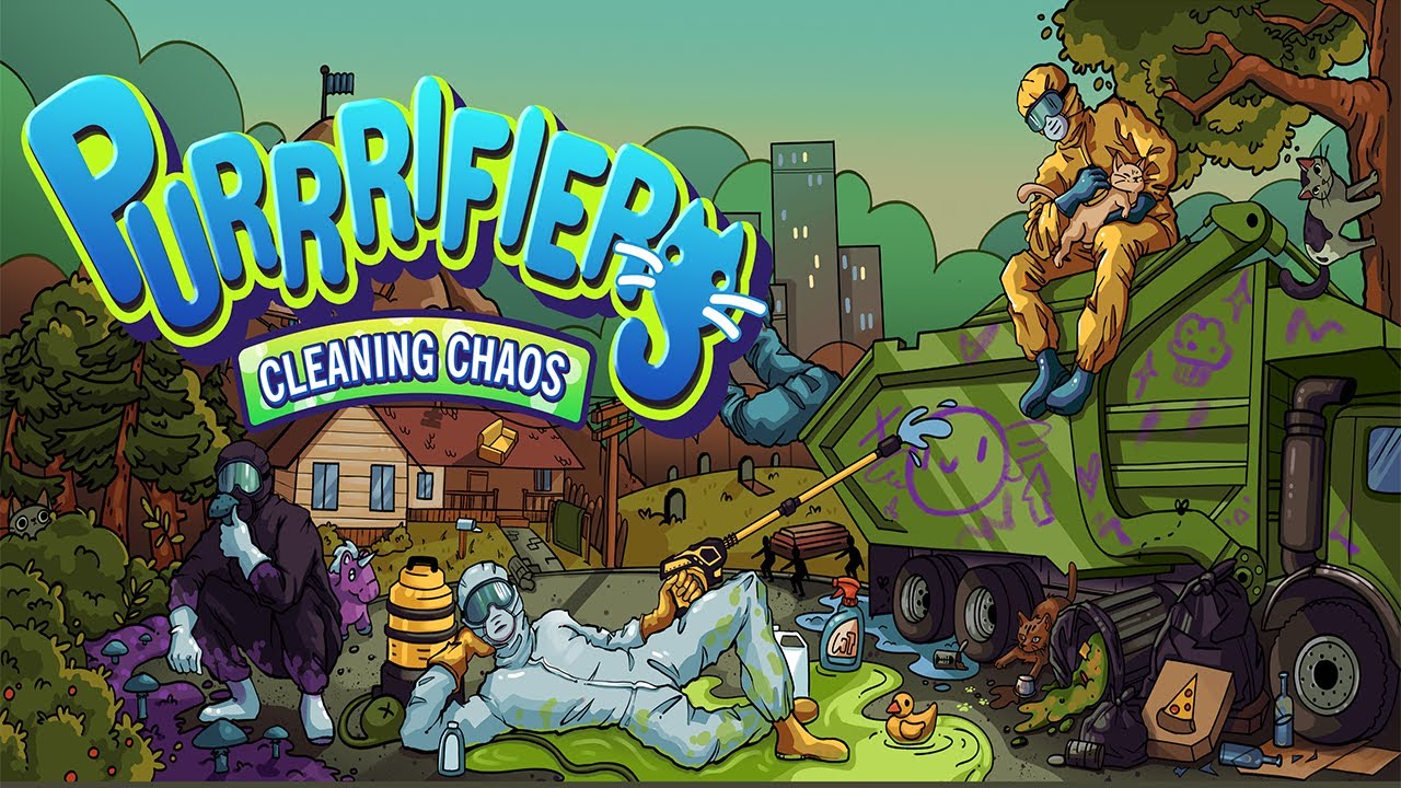 🐈Симулятор мойки под высоким давлением с котами! | Обзор очистителей воздуха