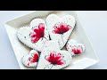 How to use watercolor painting technique to decorate cookies ❤️