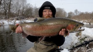 How To Fish The Rifle River! Michigan Steelhead River Fishing Rig Setup! 