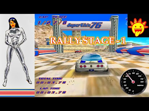SuperChix '76 - Championship 1 - Retro Racing Game - Geforce4 MX 440 PC Gameplay - Windows 98