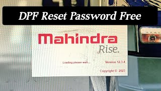 MAHINDRA DPF RESET password FREE. # screenshot 5