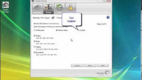 Seagate Manager - Backing Up & Restoring Data_Editing a Backup