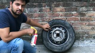 How to spray paint car wheels.