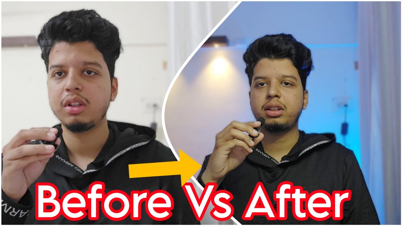 💡 Before vs After Lighting ✨ | Ring Light + 2 Backlight ka Jadoo 😍🔥