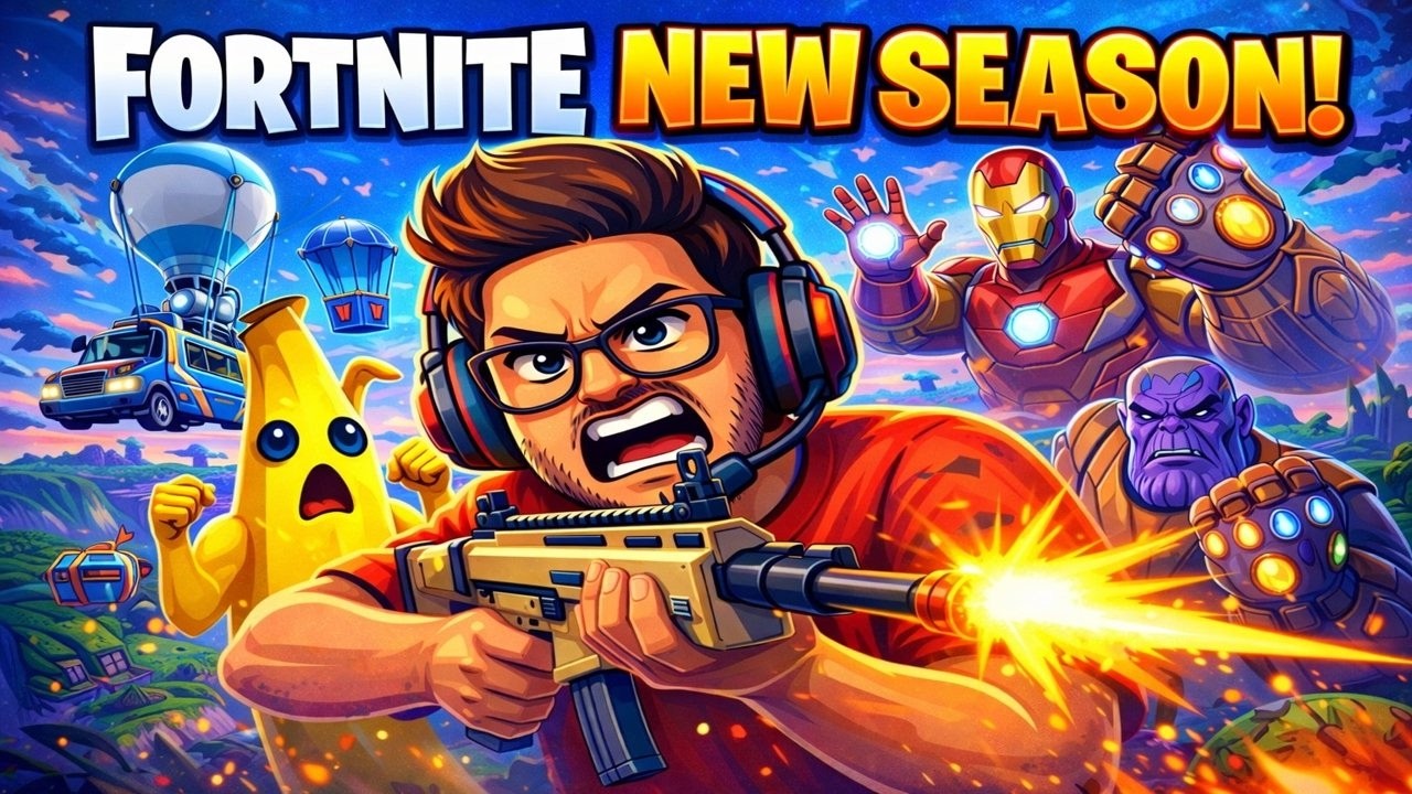 Playing The New Season In FORTNITE For The First Time!! LIVE! - YouTube