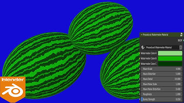 Blender Tutorial | Procedural Watermelon Material 🍉