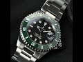 Steinhart Ocean One 39 Green Ceramic 4K Watch Review (Rolex Submariner Cermit Homage)