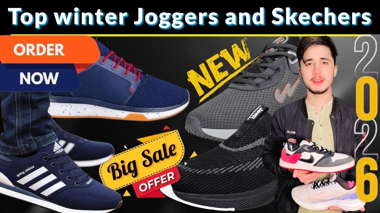 Best Winter Joggers & Skechers For Men | Top Trending Stylish Shoes