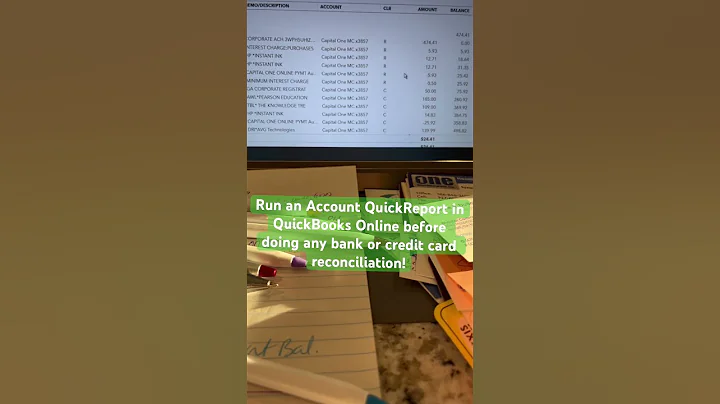 DO THIS before you reconcile ANY bank or credit card account in QuickBooks Online for the 1st time!