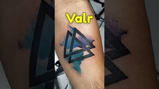 Valknut - Significados de tatuagens #valknut #vikings #tattoo #tatuagem