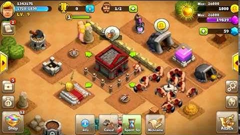 Clash Of Spartan Upgrading Level 3 Town Hall!