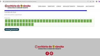 Simulado On Line para a Prova Presencial no DETRAN, Curso Transporte Escolar ON LINE (CETE)! screenshot 5