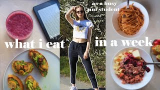 What I Eat in a Week / when I'm busy + easy vegan recipes /