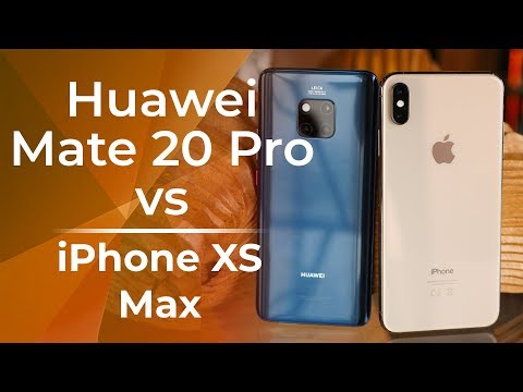 Huawei Mate 20 Pro vs Apple iPhone XS Max: first look