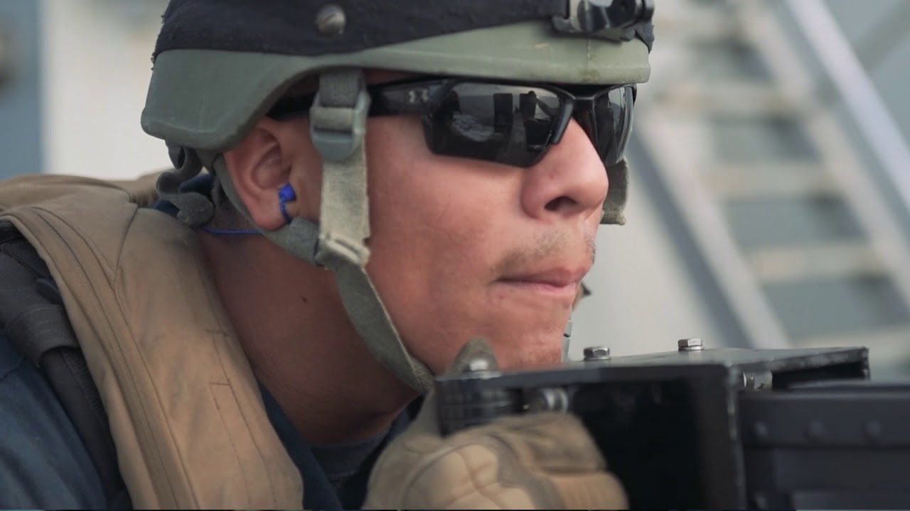 Crew Served Weapons on USS Jason Dunham