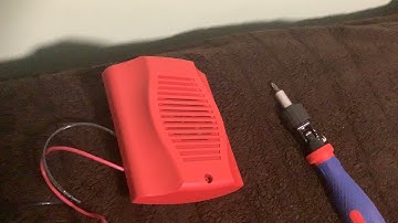 System sensor HR -LF low frequency Fire horn test (fire alarm)