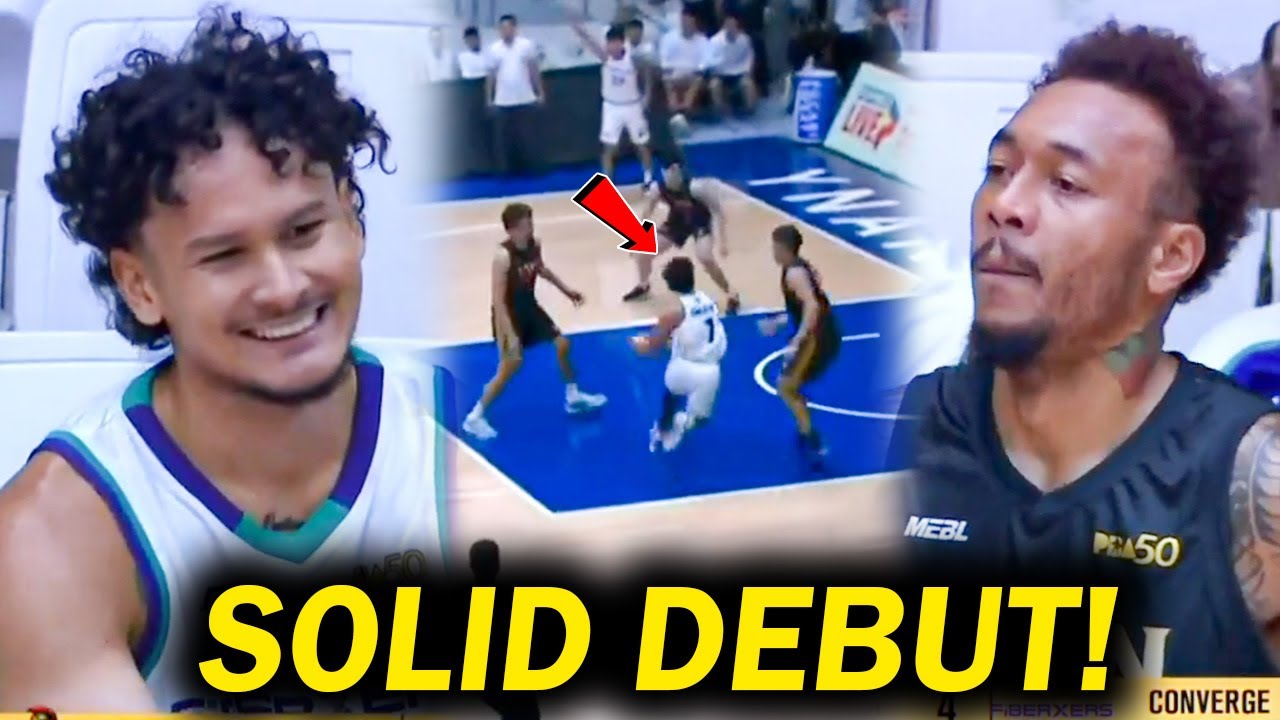 JUAN GOMEZ DE LIANO PBA DEBUT! Solid Debut sa Rookie ng Converge! Na-injured pa si Calvin Abueva!