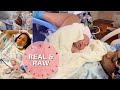 EMOTIONAL LABOR & DELIVERY VLOG 2021! REAL & RAW| SHE HERE| RAINBOW BABY WASN'T BREATHING| CNJ VIBES