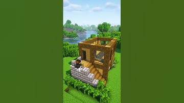Minecraft Starter House 🏠 | For Build and No Music #minecraft