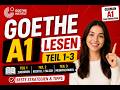 Goethe A1 Lesen Prüfung | Teil 1–3 mit Lösungen | German A1 Exam Preparation