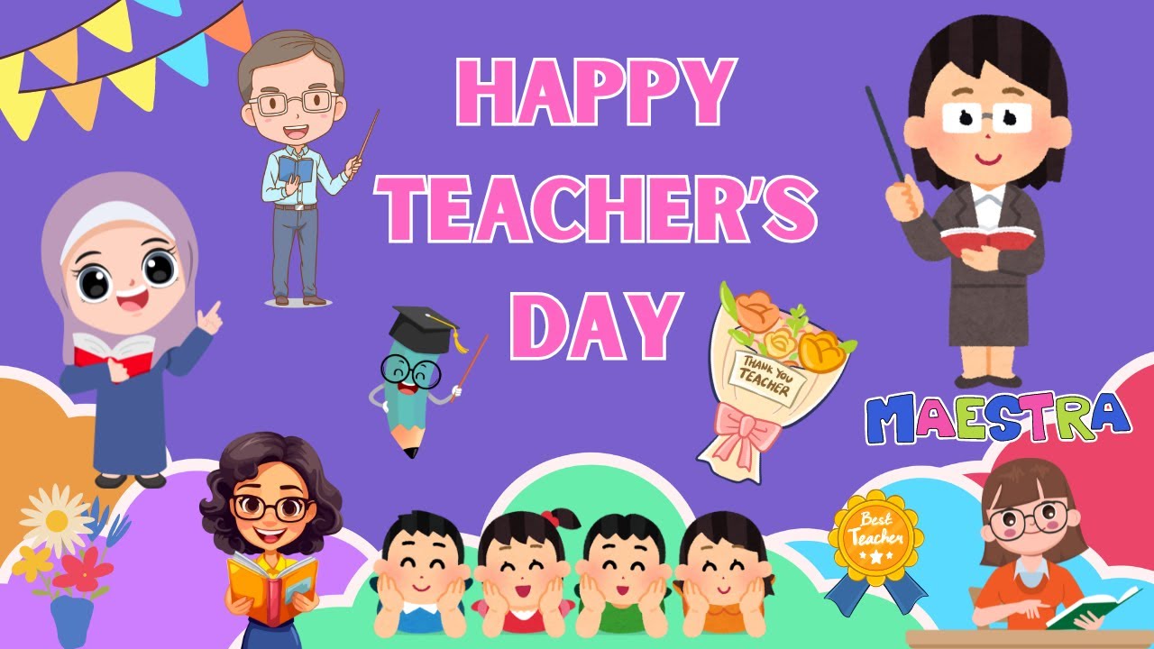 THANK YOU TEACHERS SONG / HAPPY WORLD TEACHERS DAY /Song for teachers ...