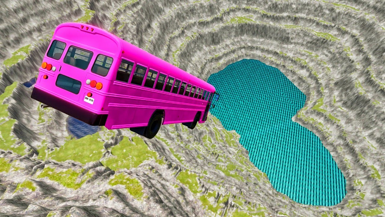 School Bus Leap of Death 🚍💀 | Extreme Crash Test | BeamNG.drive