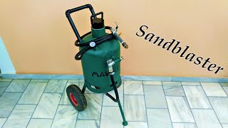 Homemade Sandblaster From LPG Tank