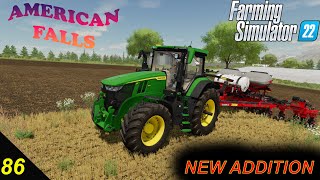 American Falls Ep 86   Welcome to the farm John Deere 7R   Farm Sim 22