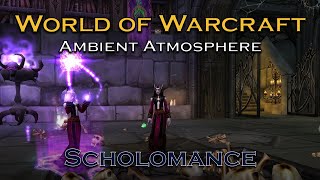 Scholomance Ambient Atmosphere 8 Hour | WotLK Classic Relaxing Screensaver | Spooky Background Music