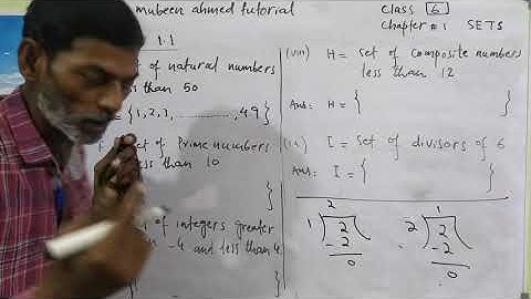 Class 6    Math   Exercise 1.1     Q3 and Q4    Solved Chapter 1  SETS