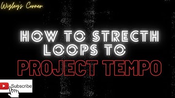 How to stretch loops to project tempo on Cubase