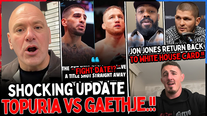 Topuria vs Gaethje Heated Exchange | Jon Jones UFC Return Update | MMA News