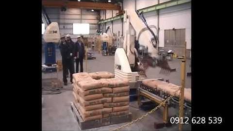 Robot bốc xếp hàng hóa lên pallet - 0912 628 539