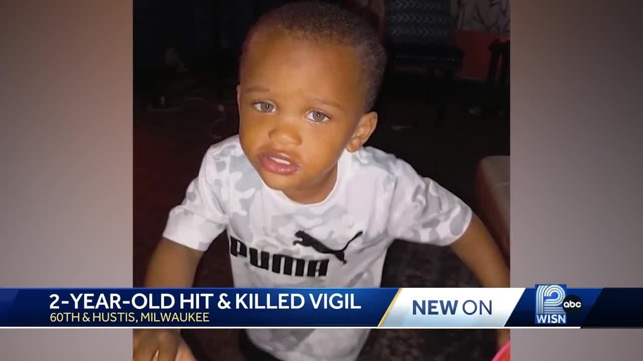 Vigil held for Milwaukee 2-year-old hit and killed by a vehicle - YouTube