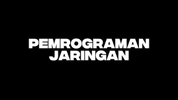 UAS PEMROGRAMAN JARINGAN