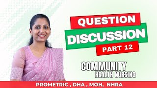QUESTIONS DISCUSSION (Part 12): PROMETRIC, DHA, HAAD, NHRA, MOH