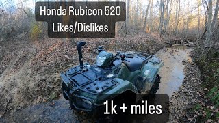 Honda Rubicon 520 | Review Likes/Dislikes