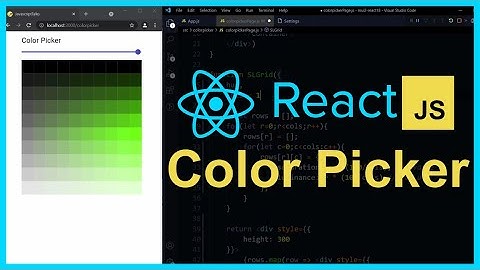 Coding Color Picker 🎨 With React - Day 1