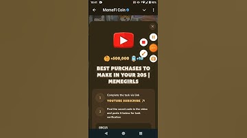 MemeFi Video Code | BEST PURCHASES TO BE RICH IN YOUR 20S #memefi#crypto#airdrop#tap2earn#code#video