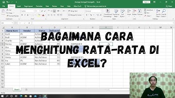 Tutorial Rumus Excel average, averageif, dan averageifs