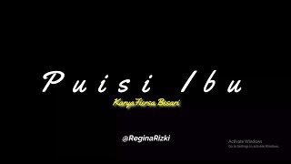 Puisi Ibu [ Fiersa Besari ] - Regina Rizki | Musikalisasi puisi sedih tentang ibu