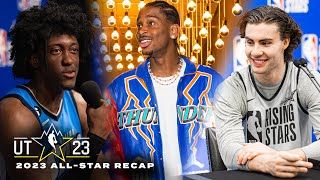 Shai Gilgeous-Alexander, Josh Giddey, and Jalen Williams | NBA All-Star Weekend 2023 | OKC Thunder