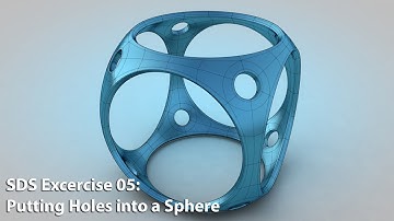 SDS Excercise 05: Putting Holes into a Sphere | Cinema 4D Tutorial