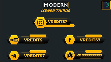 alight motion lower third templates | Lower third animation | Alight Motion preset 2021 | Telugu