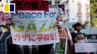 Protesters call for Gaza ceasefire at G7 talks in Japan