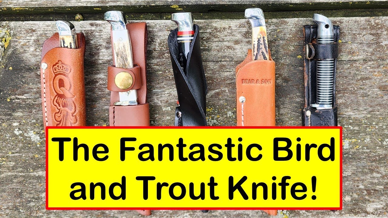COMPACT, LIGHTWEIGHT AND VERSATILE:  The Fantastic Bird and Trout Knife