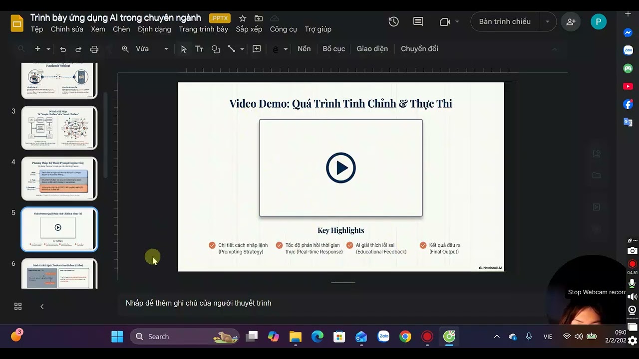 họ tên : Nguyễn Minh Phương - msv : 197701027 -  trình bày ứng dụng AI trong chuyên ngành